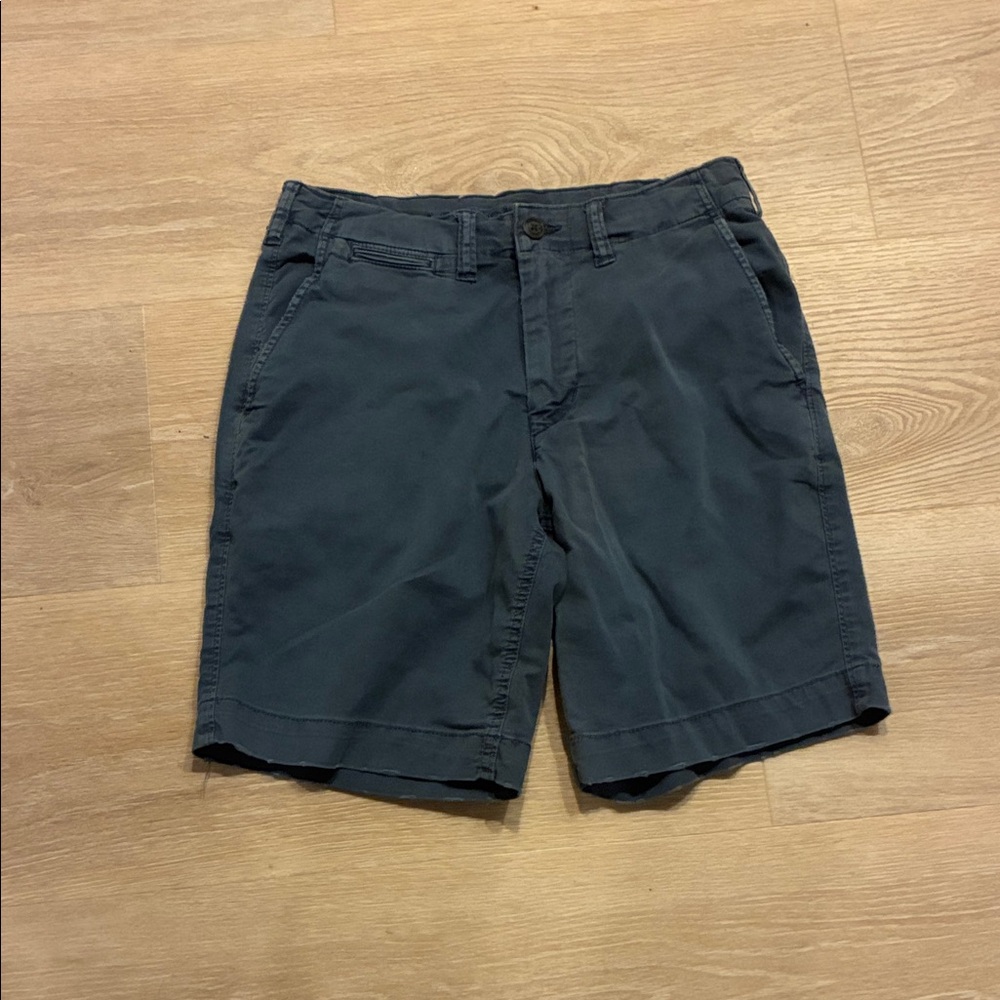 American Eagle Outfitters Women’s Dark Blue Flat Front Shorts Worn 1x 28
